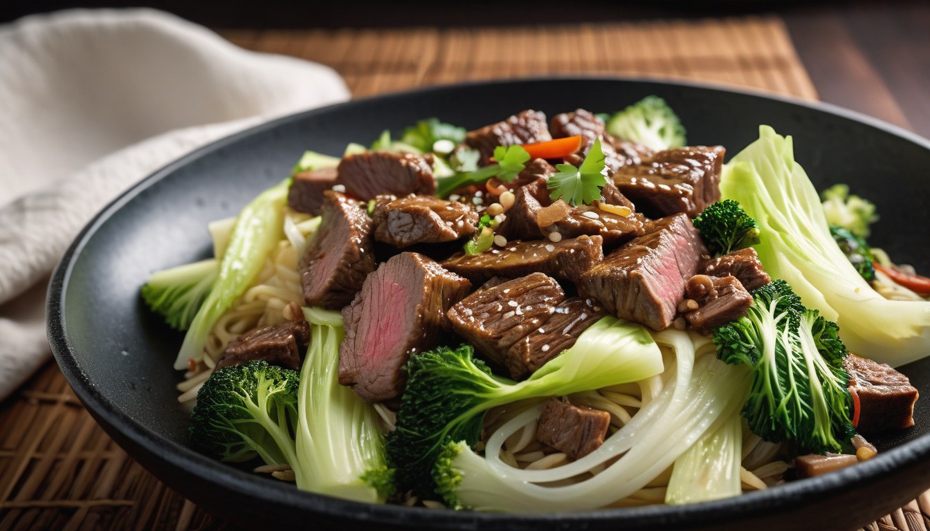 Chinese Beef and Cabbage Stir-Fry