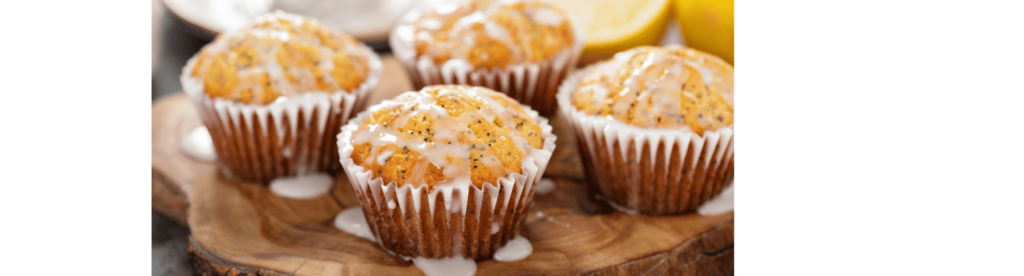 Blueberry and Lemon Poppy seed Muffins