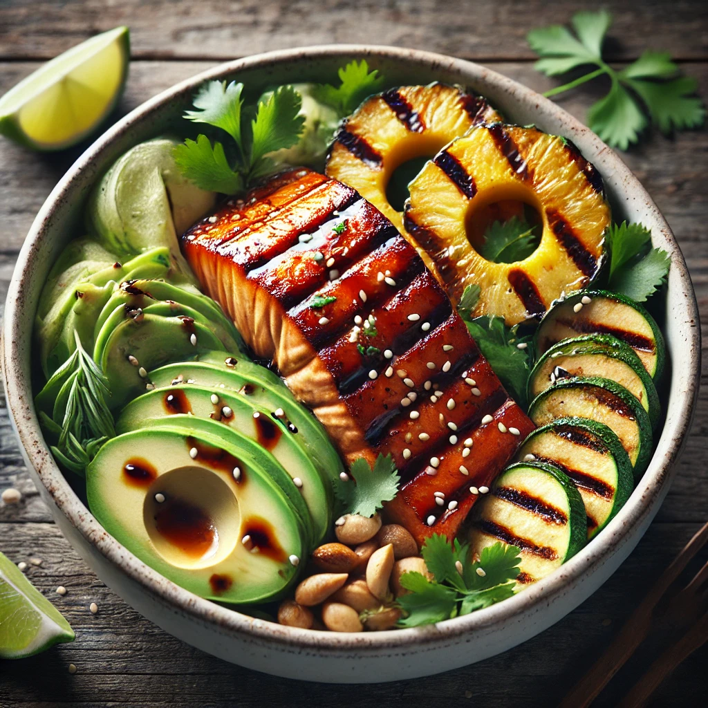 a-healthy-teriyaki-salmon-bowl-served-in-a-white-ceramic-bowl.